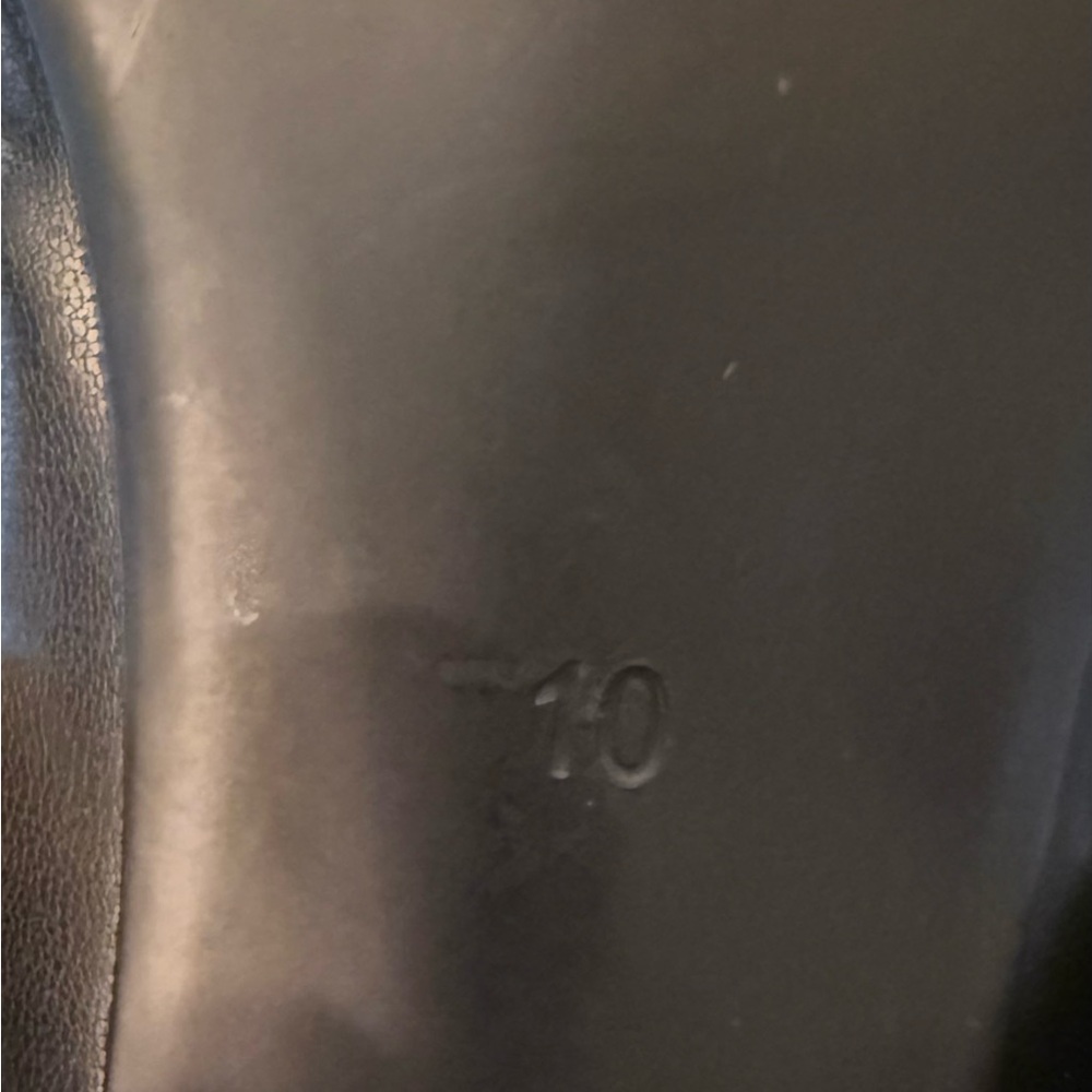 NWOB Azalea Wang Modatope Vegan Leather Fold Over Boots, Black, White, Size 10 - Picture 13 of 15